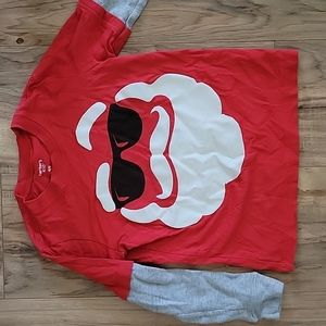 Carter's kids, 4/5, red Santa shirt long sleeve.